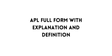 APL full form