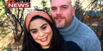 Adam Celorier with his wife