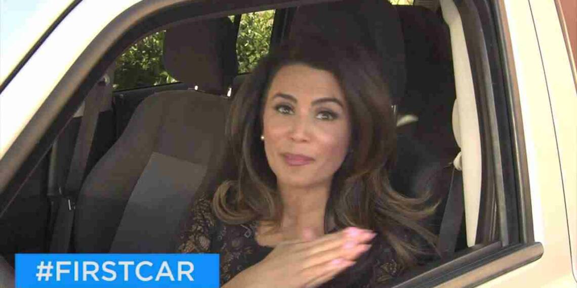 Alysha Del Valle in her first car