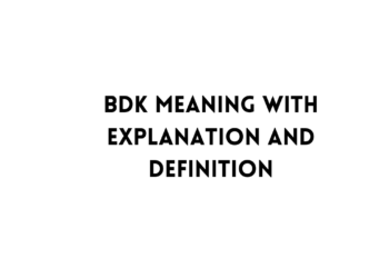 BDK meaning