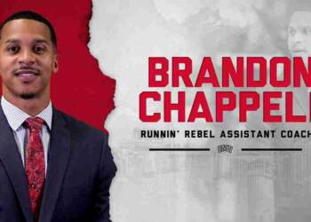 Brandon Chappell graphic presentation on tv