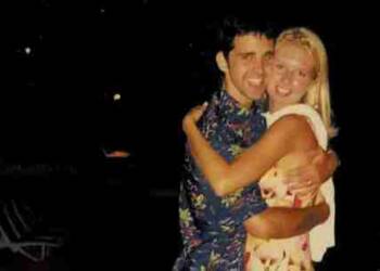 Christy Neal with her husband