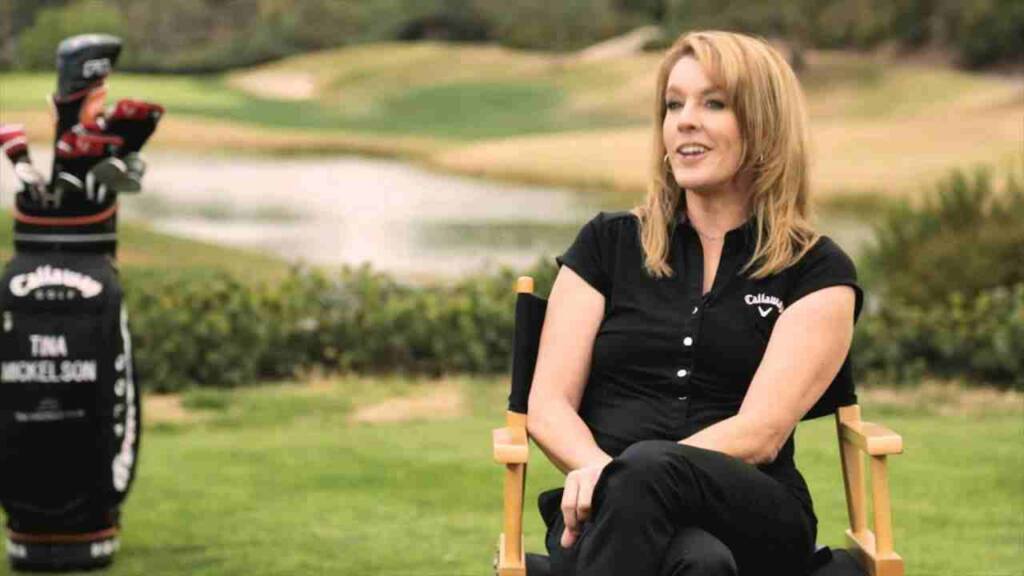 Tina Mickelson interview at golf course