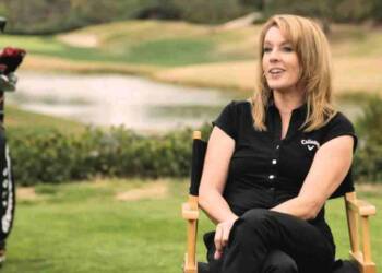 Tina Mickelson interview at golf course