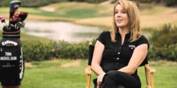 Tina Mickelson interview at golf course