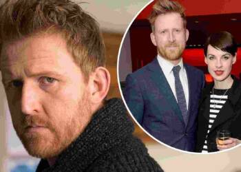 Tom Goodman-Hill with his wife