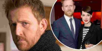 Tom Goodman-Hill with his wife