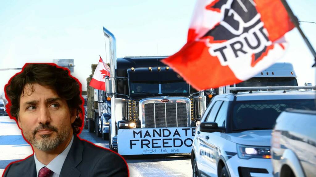 Truckers Canada Trudeau Action