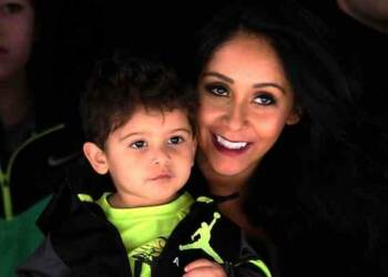 Lorenzo Dominic Lavalle with his mother