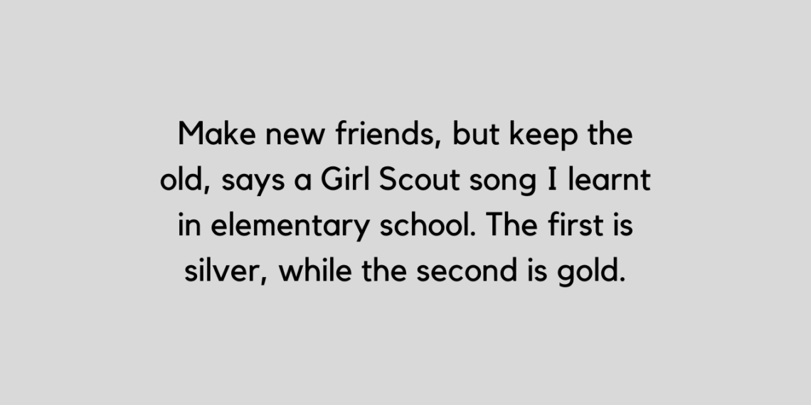 best old is gold quote to share online