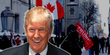 trump, canadian,trudeau, protest,convoy