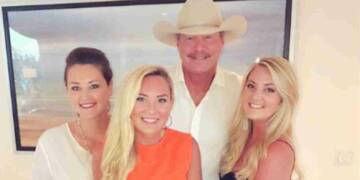 Dani Grace Jackson with parents and family