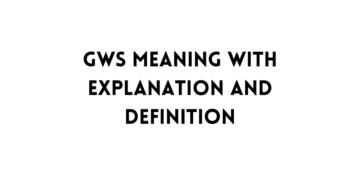 GWS meaning table