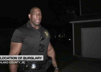 garo brown in police dress