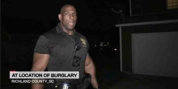 garo brown in police dress