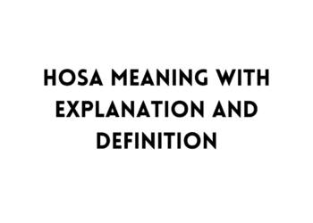HOSA meaning table