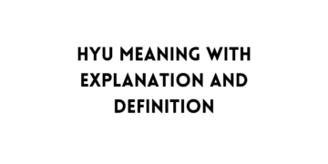 HYU full form table