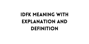 IDFK full form table