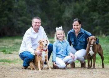 Joey Ashley with his family