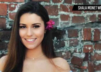 Shala Monet Weir in bikini at beach