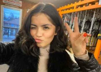 Catherine Gamez selfie with her ex boyfriend