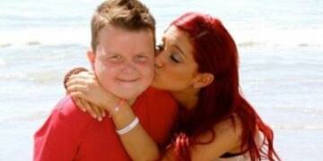 Ethan Munck with cat