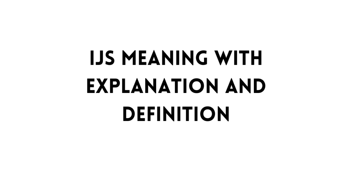 IJS meaning table