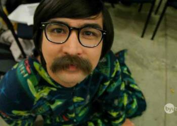 Jeremy Warner looking into camera