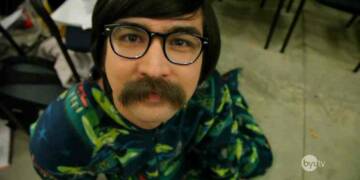 Jeremy Warner looking into camera