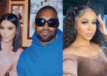 Model Yasmine Lopez with kim kanye