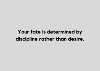 Self discipline Quote for Instagram