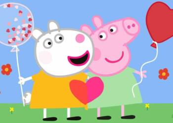 Suzy Sheep with peppa