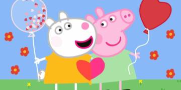 Suzy Sheep with peppa