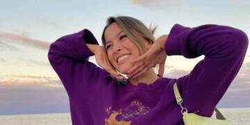 Ana Wolfermann with her boyfriend