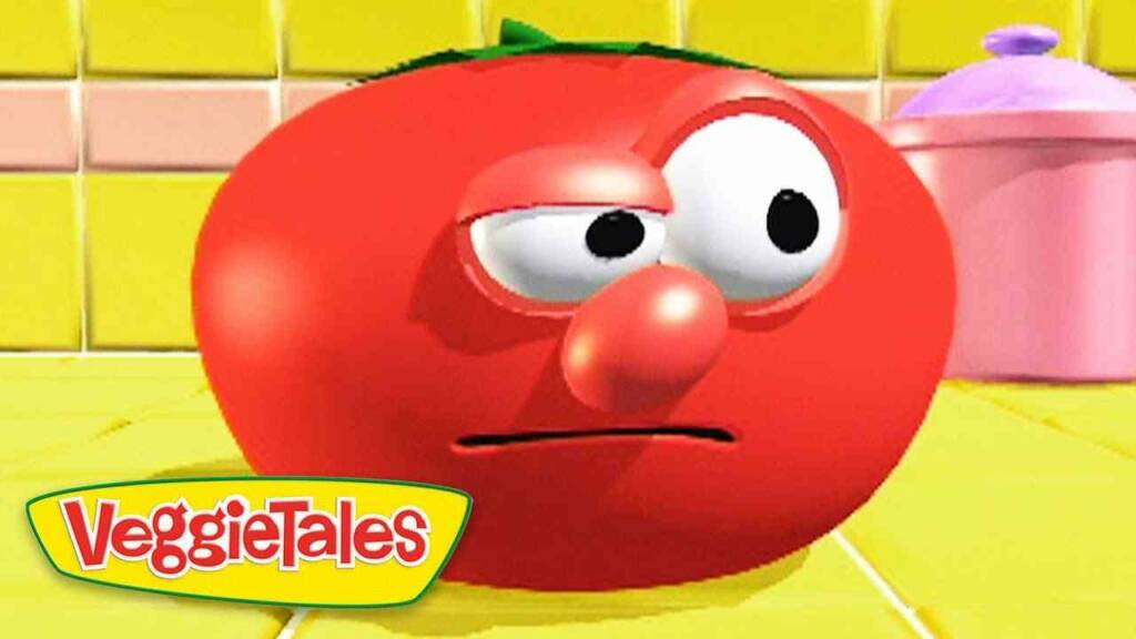 Bob the Tomato angry face