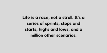 life is a race quote for Instagram