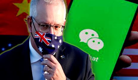 australia morrison loses wechat account election