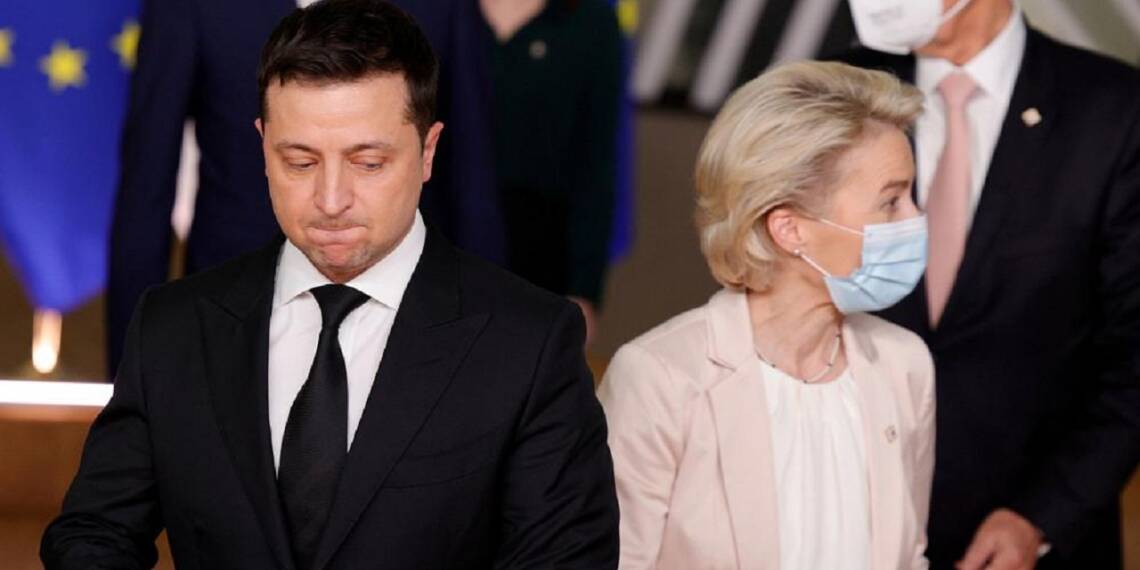 EU and Ukraine are fighting over wheat like mad mongrels