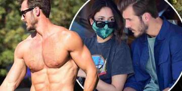 Dusty Lachowicz with his girlfriend