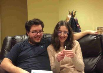 Leahbee with her husband