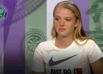 Katie Swan interview with grand slam crew