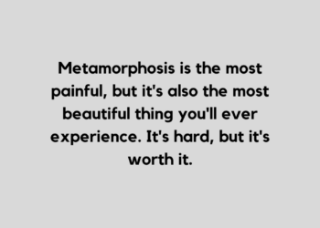 Metamorphosis quote and caption for Instagram