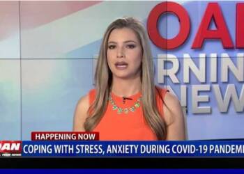 Stephanie Myers hosting Oan show