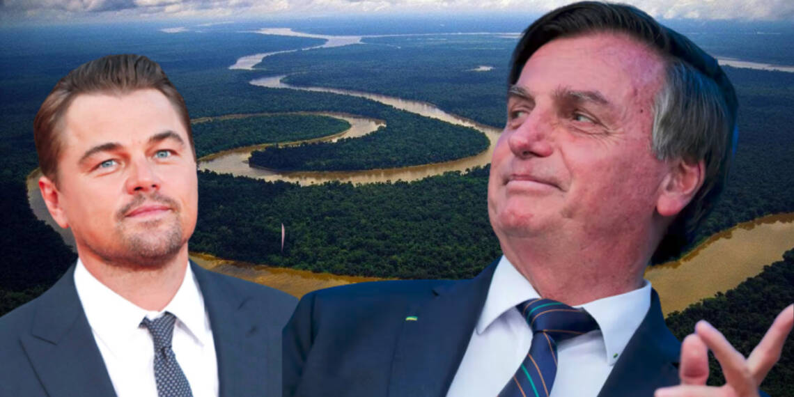 Bolsanaro takes fake environmentalist Leonardo DiCaprio to the cleaners