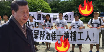 A Tiananmen square type protest has again erupted in China, but this time it won’t be crushed