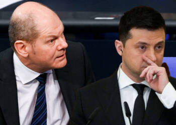 One tight slap by German voters was enough to turn Olaf Scholz into a Ukraine hawk