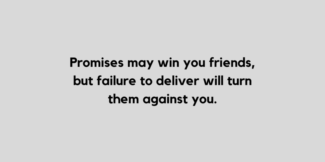 Broken promises quote and caption for instagram