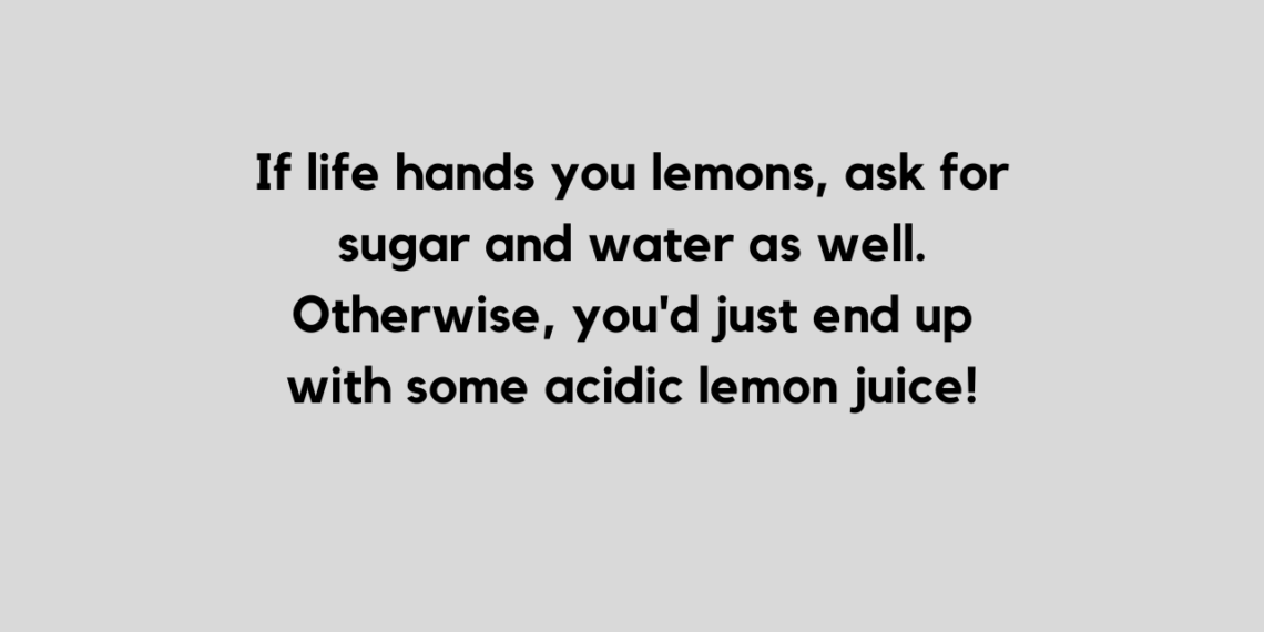 funny lemon quote and caption