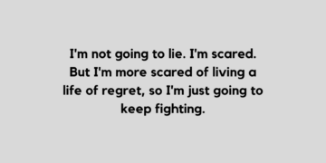 Keep fighting quote and caption