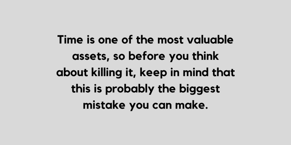 waste life quote and caption for Instagram